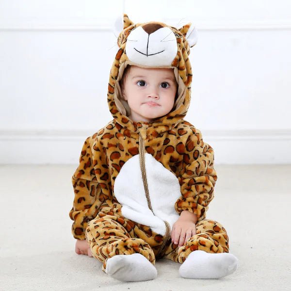 Baby Jumpsuit Newborn Flannel Animal Romper - ModaFamilies Baby Jumpsuit Newborn Flannel Animal Romper - ModaFamilies | Product Image or Size Chart