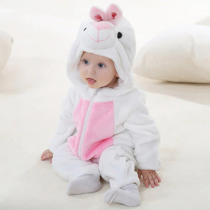 Baby Jumpsuit Newborn Flannel Animal Romper - ModaFamilies Baby Jumpsuit Newborn Flannel Animal Romper - ModaFamilies | Product Image or Size Chart
