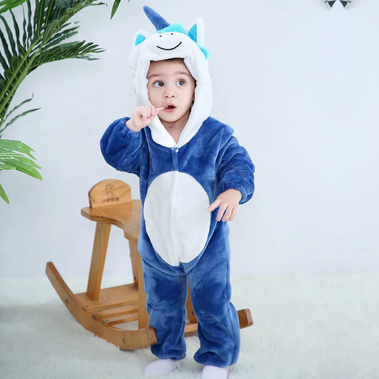 Baby Jumpsuit Newborn Flannel Animal Romper - ModaFamilies Baby Jumpsuit Newborn Flannel Animal Romper - ModaFamilies | Product Image or Size Chart
