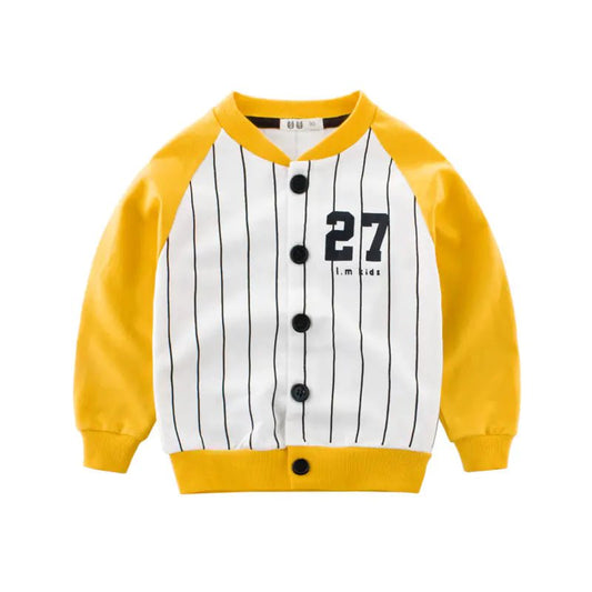 Boys' Cotton Baseball Jacket – Lightweight and Stylish - ModaFamilies Boys' Cotton Baseball Jacket – Lightweight and Stylish - ModaFamilies | Product Image or Size Chart