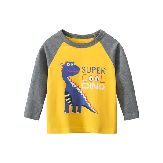 Boys' Layering T-Shirt – Soft Cotton Long Sleeve - ModaFamilies Boys' Layering T-Shirt – Soft Cotton Long Sleeve - ModaFamilies | Product Image or Size Chart