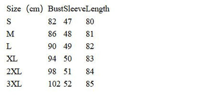 Size chart for the ribbed off-shoulder dress showing bust, sleeve length, and overall length measurements for sizes S to 3XL.