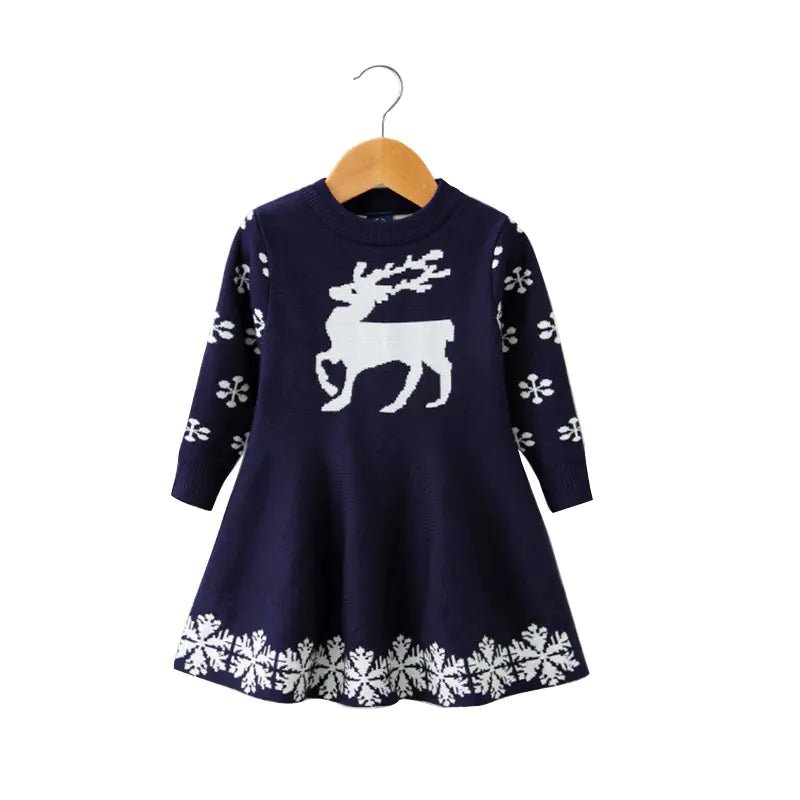 Cozy Elegance – Girls' Long Sleeve Cotton Knit Dress - ModaFamilies Cozy Elegance – Girls' Long Sleeve Cotton Knit Dress - ModaFamilies | Product Image or Size Chart