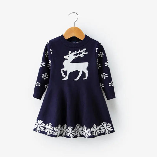 Cozy Elegance – Girls' Long Sleeve Cotton Knit Dress - ModaFamilies Cozy Elegance – Girls' Long Sleeve Cotton Knit Dress - ModaFamilies | Product Image or Size Chart