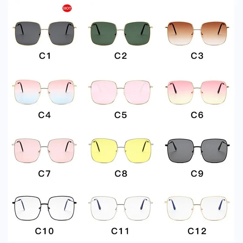 Elegant Square Sunglasses - ModaFamilies Elegant Square Sunglasses - ModaFamilies | Product Image or Size Chart