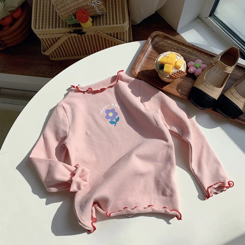 Girls' Cotton Long - Sleeved T-Shirt – Soft, Versatile & Stylish | Sizes 90–140 - ModaFamilies Girls' Cotton Long - Sleeved T-Shirt – Soft, Versatile & Stylish | Sizes 90–140 - ModaFamilies | Product Image or Size Chart