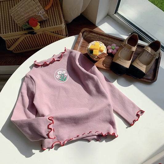 Girls' Cotton Long - Sleeved T-Shirt – Soft, Versatile & Stylish | Sizes 90–140 - ModaFamilies Girls' Cotton Long - Sleeved T-Shirt – Soft, Versatile & Stylish | Sizes 90–140 - ModaFamilies | Product Image or Size Chart