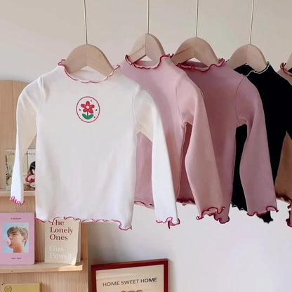 Girls' Cotton Long - Sleeved T-Shirt – Soft, Versatile & Stylish | Sizes 90–140 - ModaFamilies Girls' Cotton Long - Sleeved T-Shirt – Soft, Versatile & Stylish | Sizes 90–140 - ModaFamilies | Product Image or Size Chart