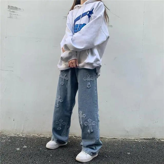 Ladies' High Waist Denim Slacks - ModaFamilies Ladies' High Waist Denim Slacks - ModaFamilies | Product Image or Size Chart