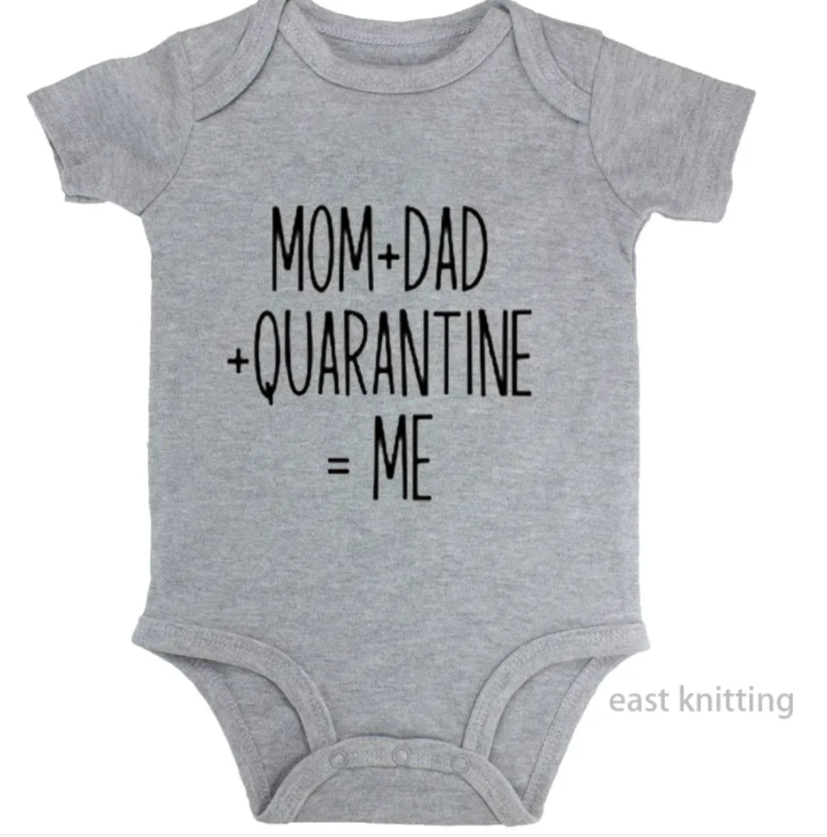 Letter Newborn Round Neck Short - Sleeved Romper - ModaFamilies Letter Newborn Round Neck Short - Sleeved Romper - ModaFamilies | Product Image or Size Chart