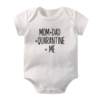Letter Newborn Round Neck Short - Sleeved Romper - ModaFamilies Letter Newborn Round Neck Short - Sleeved Romper - ModaFamilies | Product Image or Size Chart