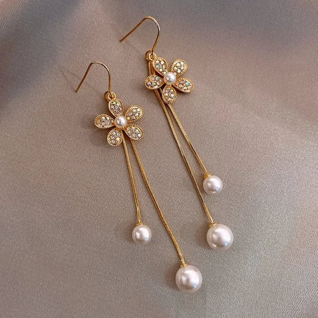 Long Tassel Drop Earrings - ModaFamilies Long Tassel Drop Earrings - ModaFamilies | Product Image or Size Chart