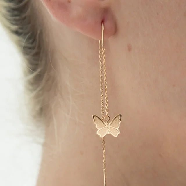 Long Tassel Drop Earrings - ModaFamilies Long Tassel Drop Earrings - ModaFamilies | Product Image or Size Chart