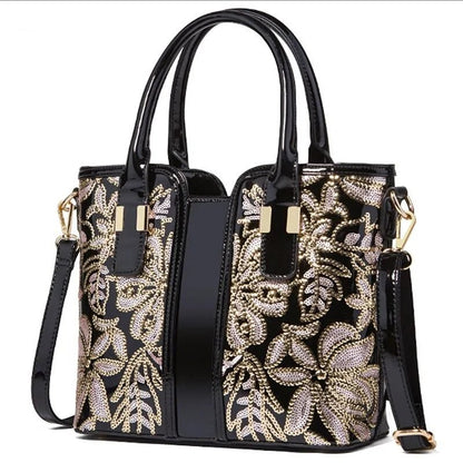 Luxury Fashion High Quality Appliques Flower Women's Messenger Bag - ModaFamilies Luxury Fashion High Quality Appliques Flower Women's Messenger Bag - ModaFamilies | Product Image or Size Chart