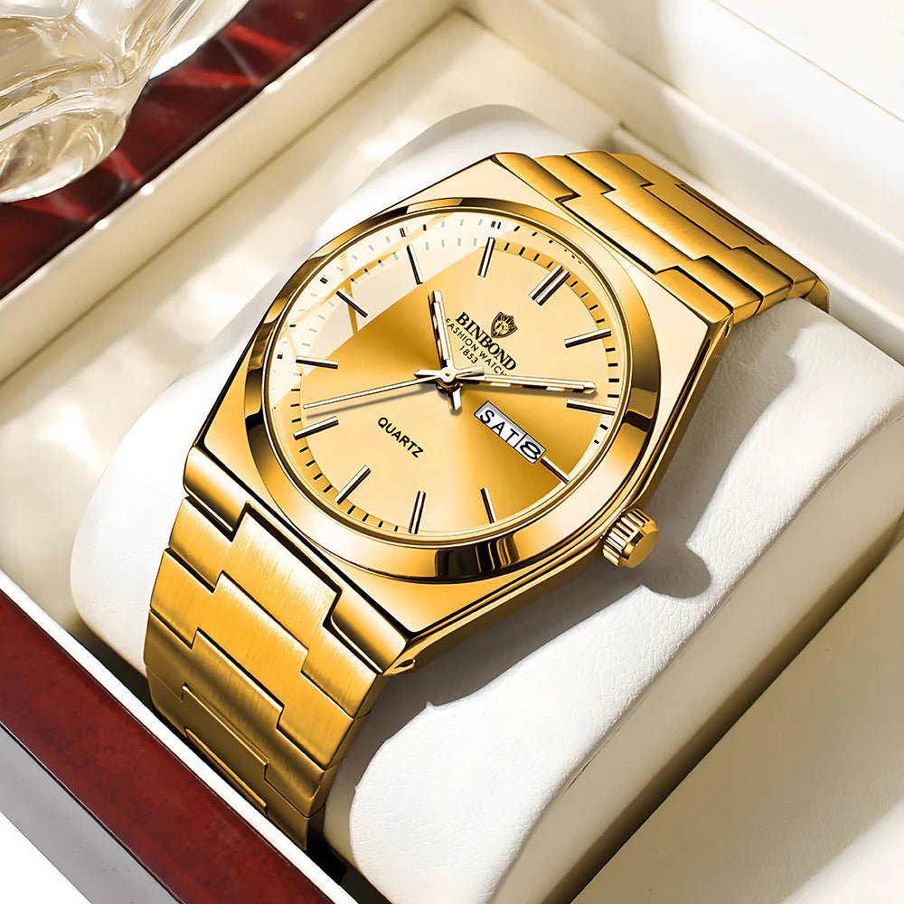 Men's Elegant Quartz Steel Watch - ModaFamilies Men's Elegant Quartz Steel Watch - ModaFamilies | Product Image or Size Chart