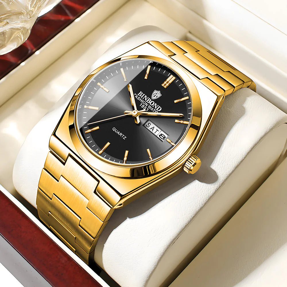 Men's Elegant Quartz Steel Watch - ModaFamilies Men's Elegant Quartz Steel Watch - ModaFamilies | Product Image or Size Chart
