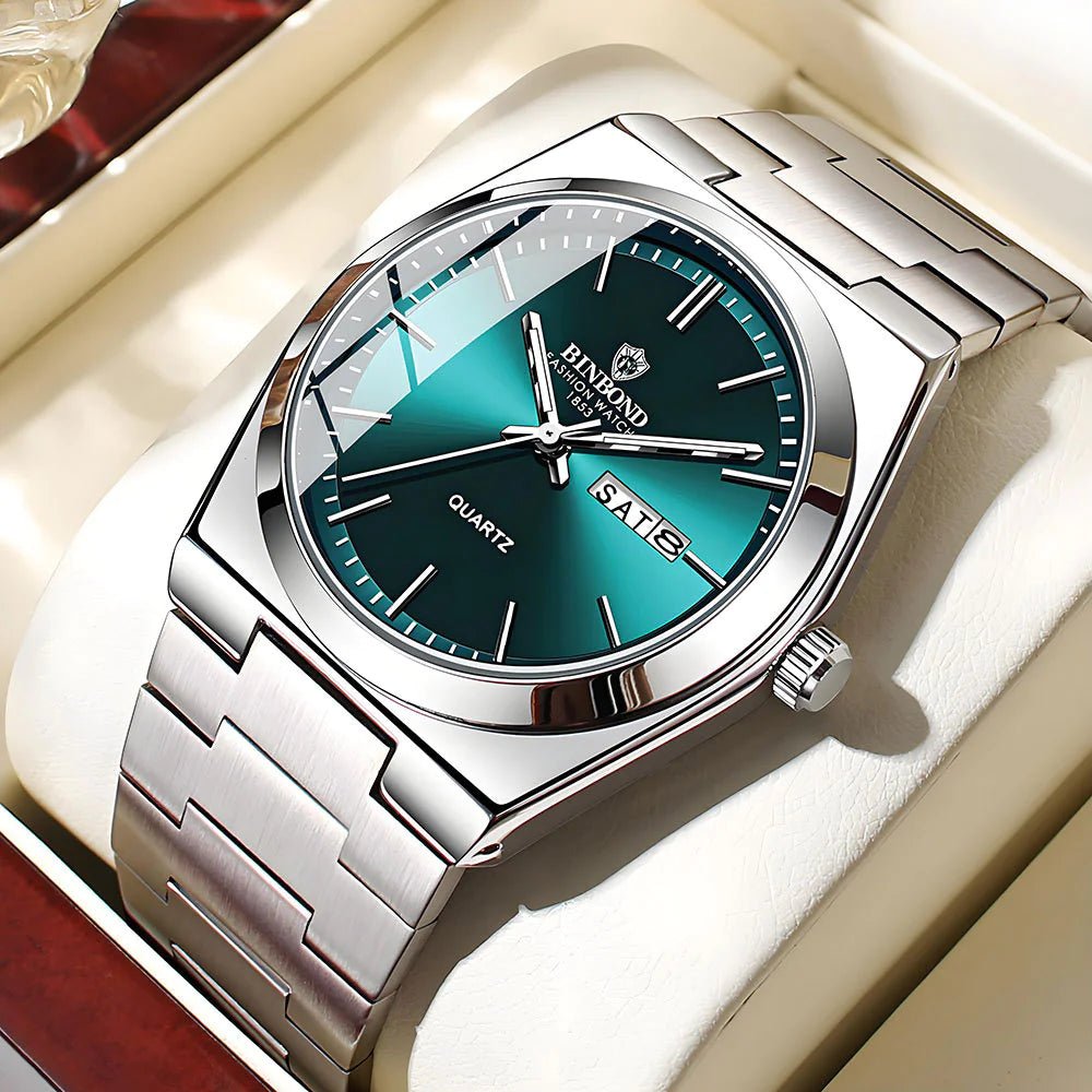 Men's Elegant Quartz Steel Watch - ModaFamilies Men's Elegant Quartz Steel Watch - ModaFamilies | Product Image or Size Chart