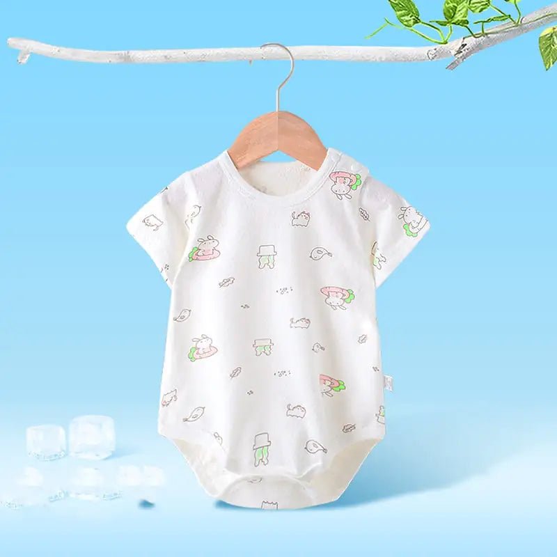 Newborn Summer Triangle Romper for Baby Girls & Boys - ModaFamilies Newborn Summer Triangle Romper for Baby Girls & Boys - ModaFamilies | Product Image or Size Chart
