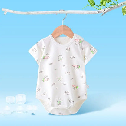 Newborn Summer Triangle Romper for Baby Girls & Boys - ModaFamilies Newborn Summer Triangle Romper for Baby Girls & Boys - ModaFamilies | Product Image or Size Chart