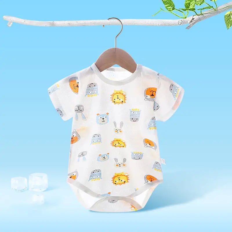 Newborn Summer Triangle Romper for Baby Girls & Boys - ModaFamilies Newborn Summer Triangle Romper for Baby Girls & Boys - ModaFamilies | Product Image or Size Chart