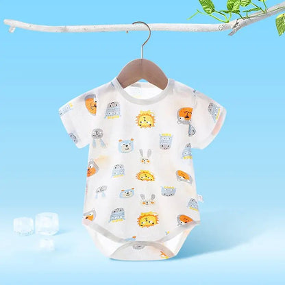 Newborn Summer Triangle Romper for Baby Girls & Boys - ModaFamilies Newborn Summer Triangle Romper for Baby Girls & Boys - ModaFamilies | Product Image or Size Chart