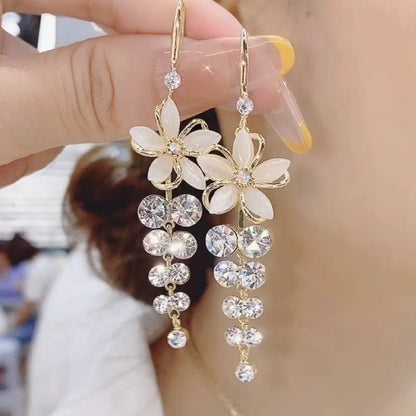 Opal Blossom Tassel Earring Collection - ModaFamilies Opal Blossom Tassel Earring Collection - ModaFamilies | Product Image or Size Chart