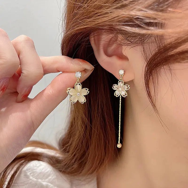 Opal Blossom Tassel Earring Collection - ModaFamilies Opal Blossom Tassel Earring Collection - ModaFamilies | Product Image or Size Chart