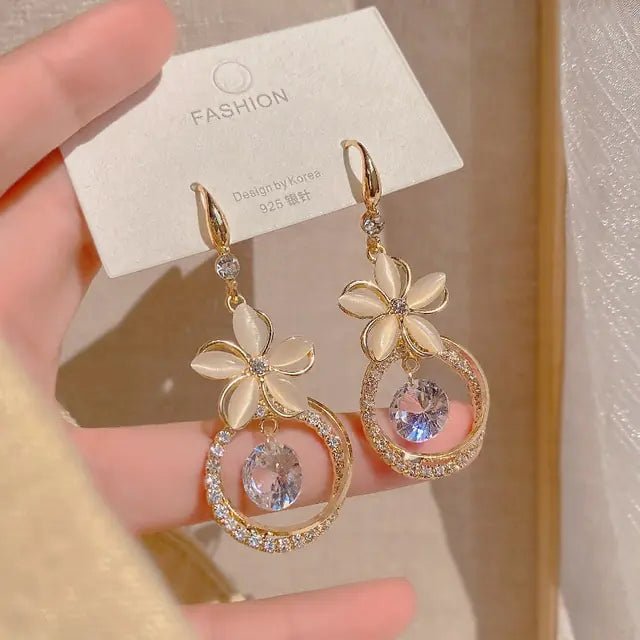 Opal Blossom Tassel Earring Collection - ModaFamilies Opal Blossom Tassel Earring Collection - ModaFamilies | Product Image or Size Chart