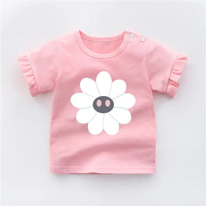 Playful Layers – Girls' Long - Sleeved Cotton T-Shirt - ModaFamilies Playful Layers – Girls' Long - Sleeved Cotton T-Shirt - ModaFamilies | Product Image or Size Chart