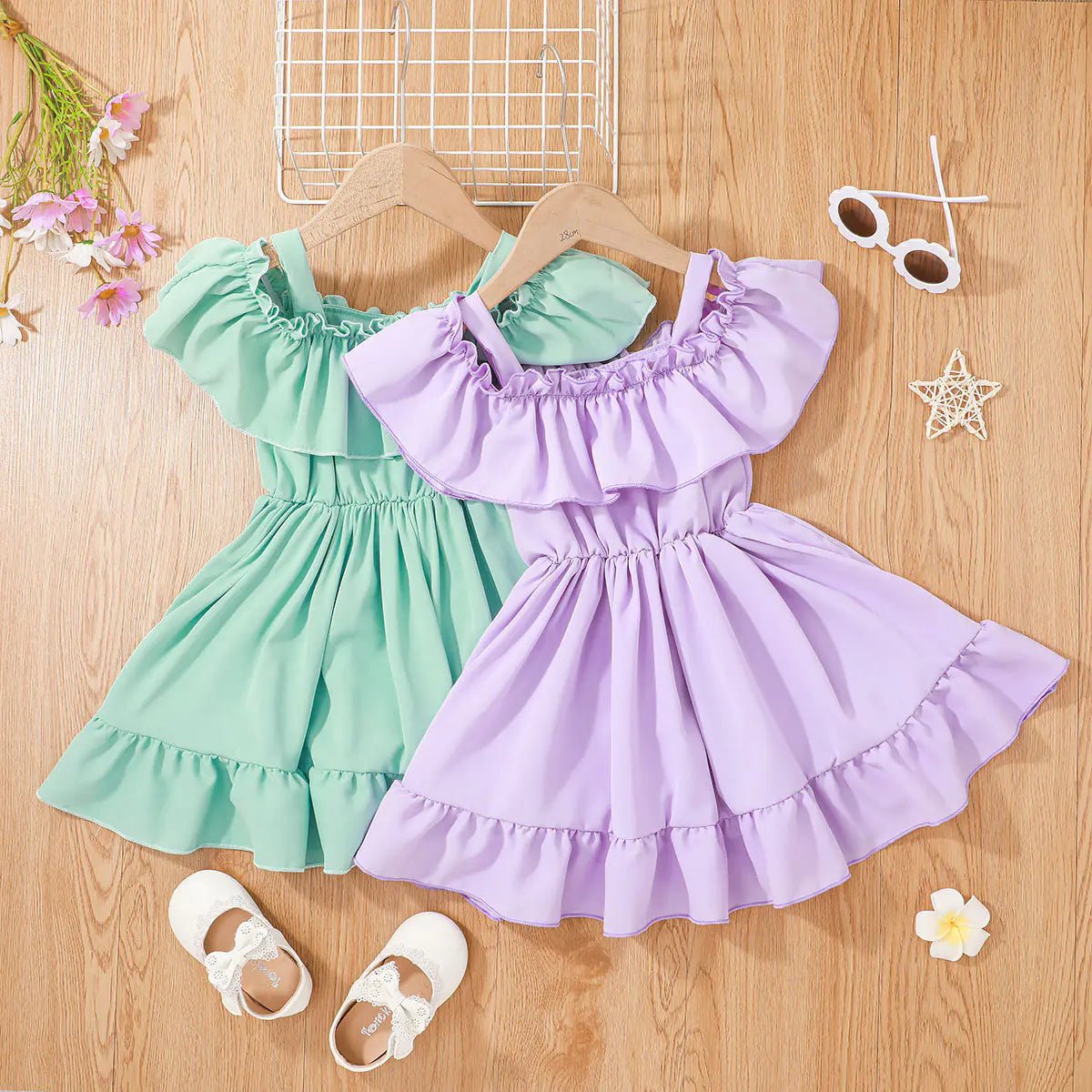 Sunny Days – European - Style Suspender Dress for Girls - ModaFamilies Sunny Days – European - Style Suspender Dress for Girls - ModaFamilies | Product Image or Size Chart