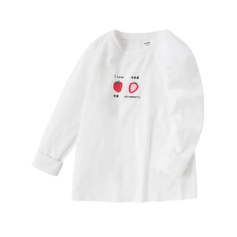 Sweet Cotton Long - Sleeved T-Shirt for Big Girls - ModaFamilies Sweet Cotton Long - Sleeved T-Shirt for Big Girls - ModaFamilies | Product Image or Size Chart